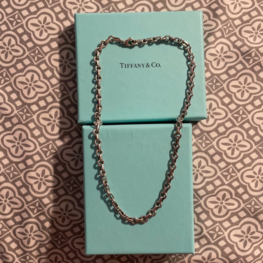 Vintage Silver Tiffany Link Necklace